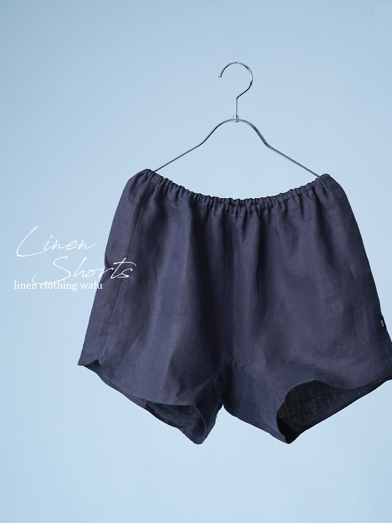 【見本品/Ｌサイズ】プレミアムリネン リネントランクス 女性用 リラックス ショーツ / ショードロン sample-d0241