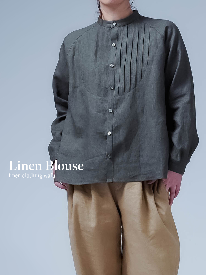 【リネンブラウス】よしこの好きが詰まってます ／ 柳煤竹 t033e-ysk1