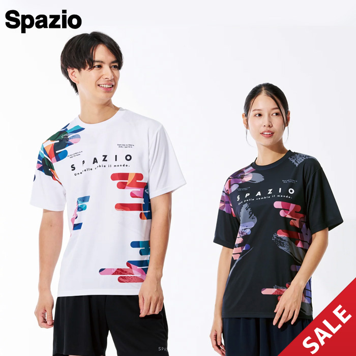 【SALE】【SPAZIO】GE1110 クラウドブラシプラシャツ（S～O）【★１着までクリックポストOK　送料220円】