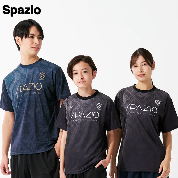【26SS】【SPAZIO】GE1147 ペイズリーグラデプラシャツ（S～O）【★１着までクリックポストOK　送料220円】