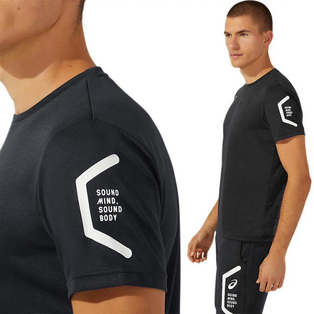 アシックス】2031D729 HEX ドライ半袖シャツ（リサイクル素材）（XS