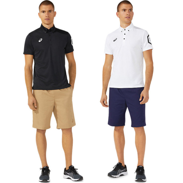 USS2 ウェア下のみ アシックス】2031C276 チノハーフパンツ（4XLのみ ）【☆即納OK】