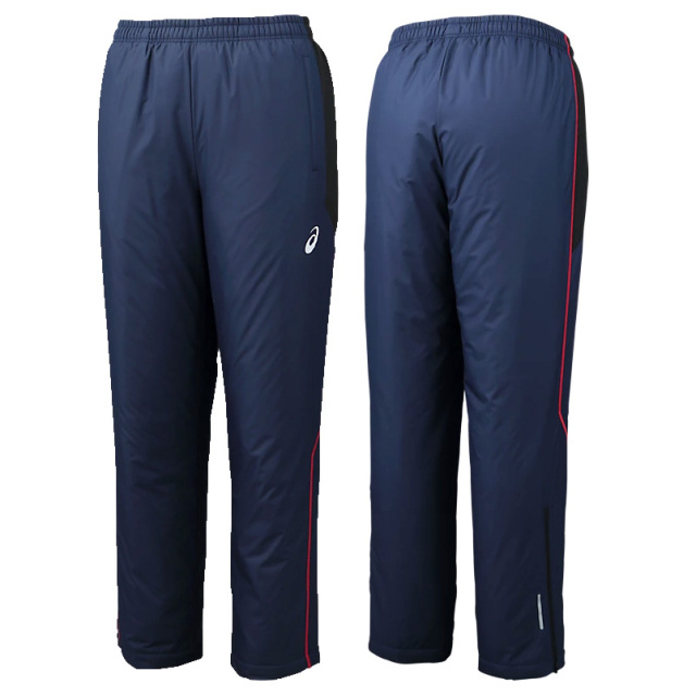 アシックス】2031E056 中綿ウオーマーパンツ（リサイクル素材）（S～3XL）