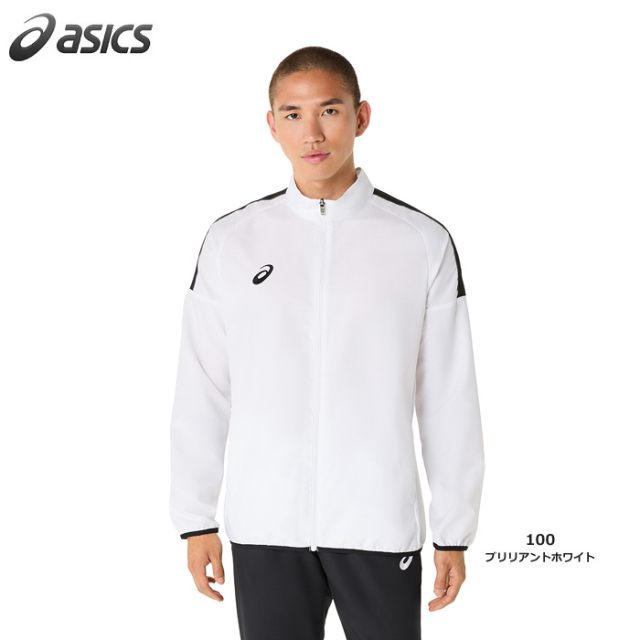 【25SS】【アシックス】2031E965 ドライクロスロゴテープジャケット （S～2XL）（リサイクル素材）