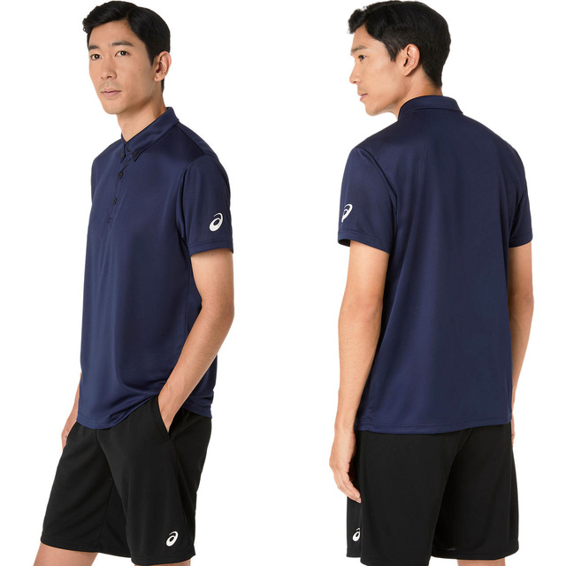 26SS】【アシックス】2033C176 ボタンダウンポロシャツ（XS～2XL）