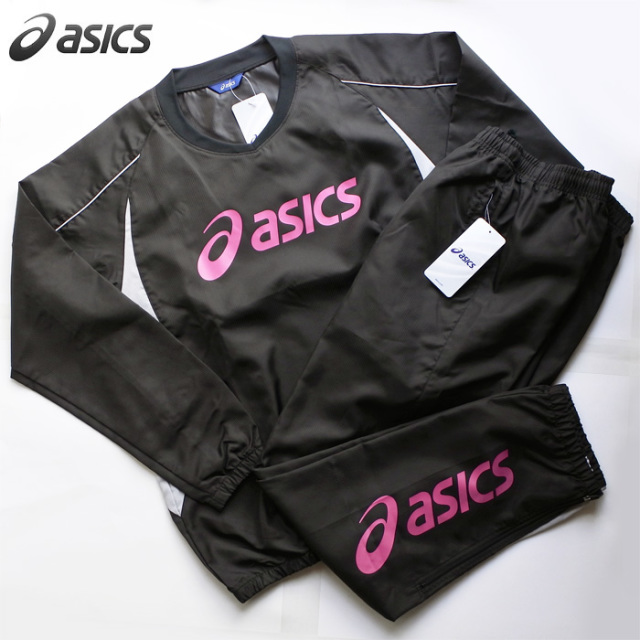 【アシックス】XSW01D-XSW51D デコピステ＆デコピステパンツ　BIGロゴプリント入り（Lサイズ）【★レターパックプラスOK　送料520円】【即納】