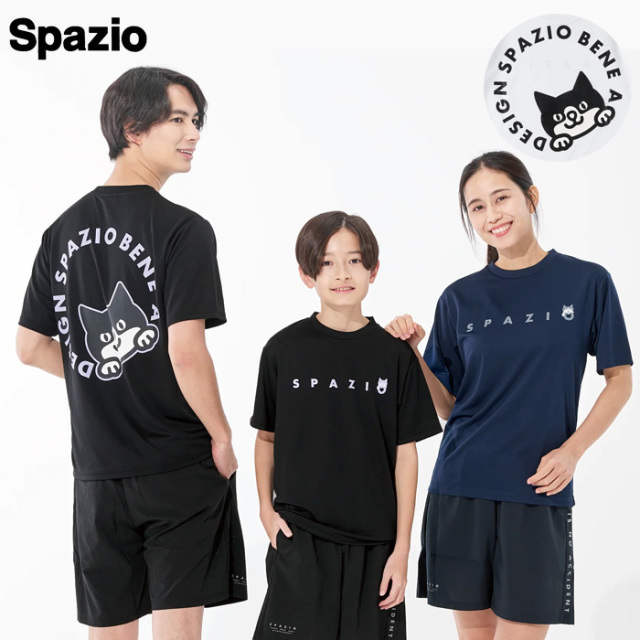 【25SS】【SPAZIO】GE1076 ピッポ君サークルプラシャツ（S～O）【★１着までクリックポストOK　送料220円】