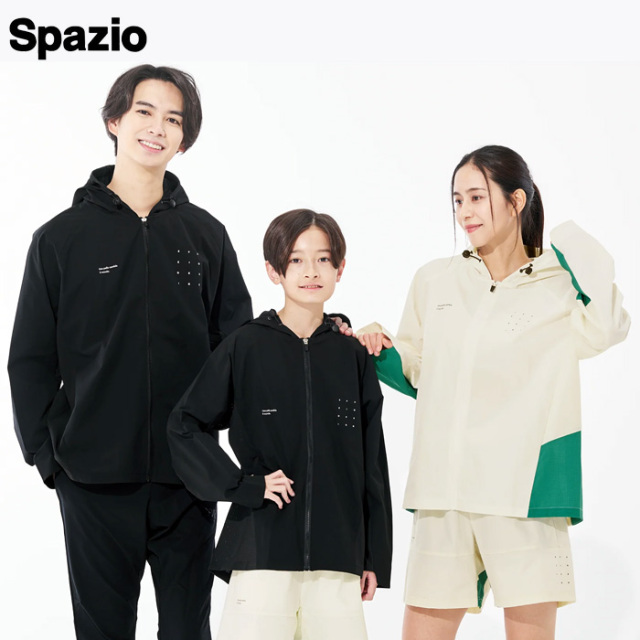 【25SS】【SPAZIO】GE1057 SPAZIO ジップアップフーディピステ（S～O）
