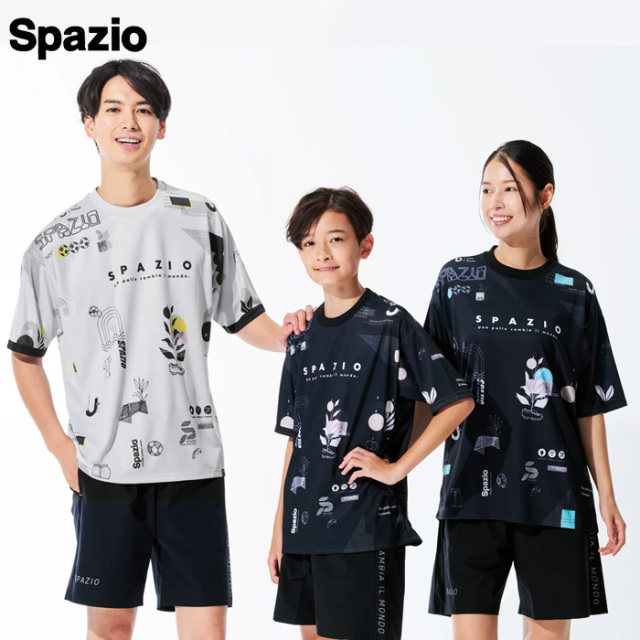 【25FW】【SPAZIO】GE1091 オーバーサイズ半袖クルーネック（S～O）【★１着までクリックポストOK　送料220円】