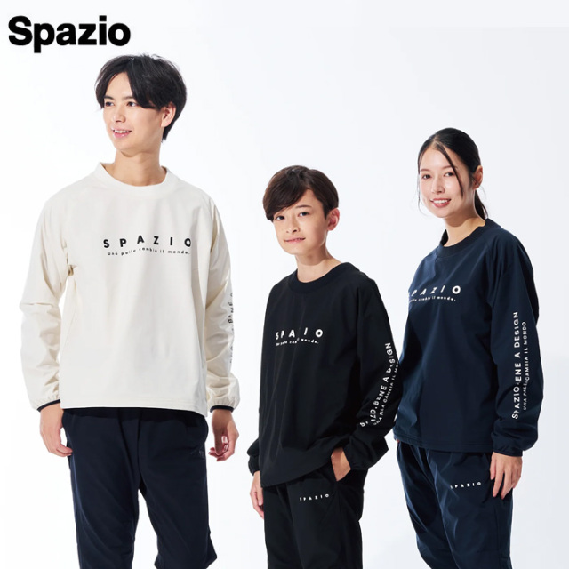 【25FW】【SPAZIO】GE1131　長袖ピステ【裏地トリコット＆ストレッチ素材】（S～2XO）