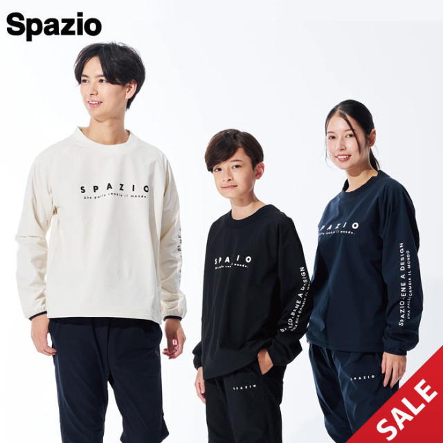 【SALE】【25FW】【SPAZIO】GE1131　長袖ピステ【裏地トリコット＆ストレッチ素材】（S～2XO）