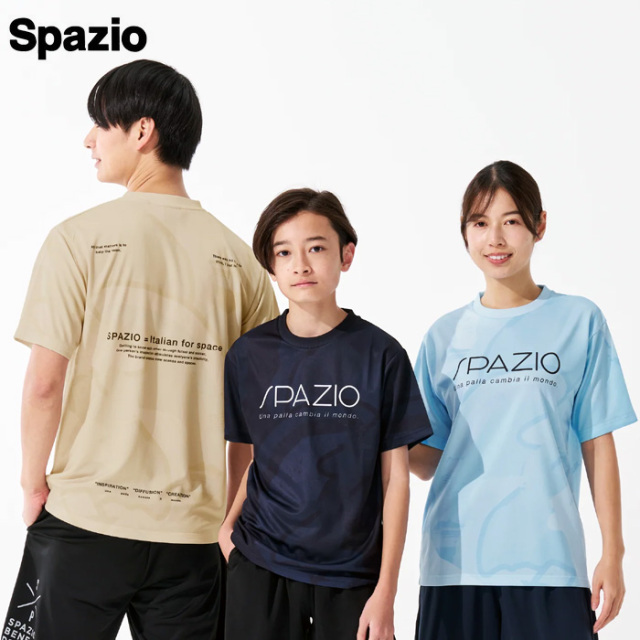 【26SS】【SPAZIO】GE1146 ペイントプラシャツ（S～O）【★１着までクリックポストOK　送料220円】