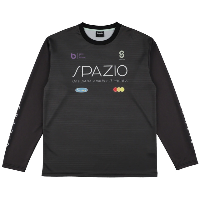 【26FW】【SPAZIO】GE1167 ヘアラインユニフォームロングプラシャツ（S～XO ）【★１着までクリックポストOK　送料260円】