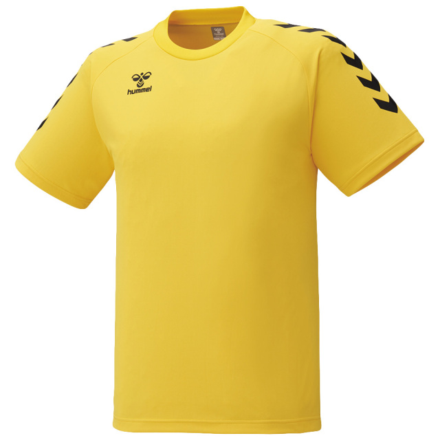 hummel スポーツシャツ hummel ヒュンメル BIGロゴTシャツ(ブラック) HAY2130 90