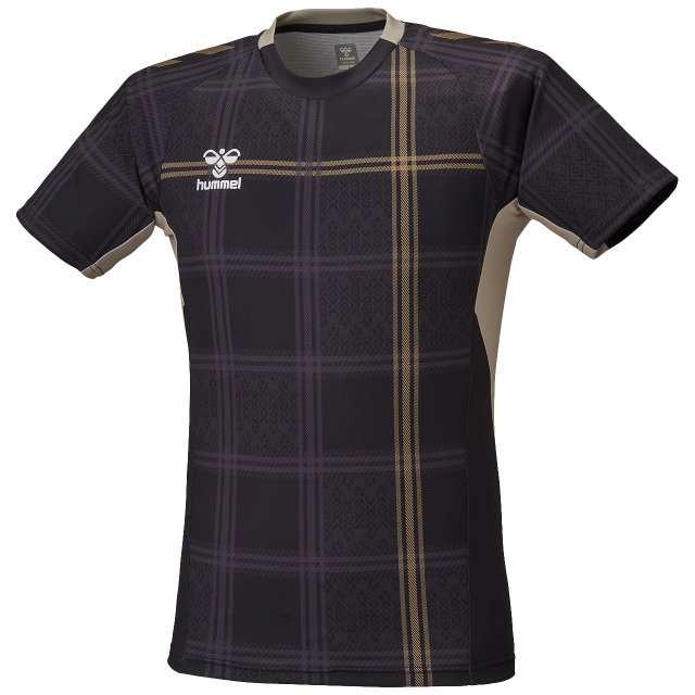 【26SS】【ヒュンメル】HAP1237【HANDBALL Collection】 HB JAPAN プレマッチシャツ（スリムシルエット）【S~XO】【★１着までクリックポストOK　送料220円】