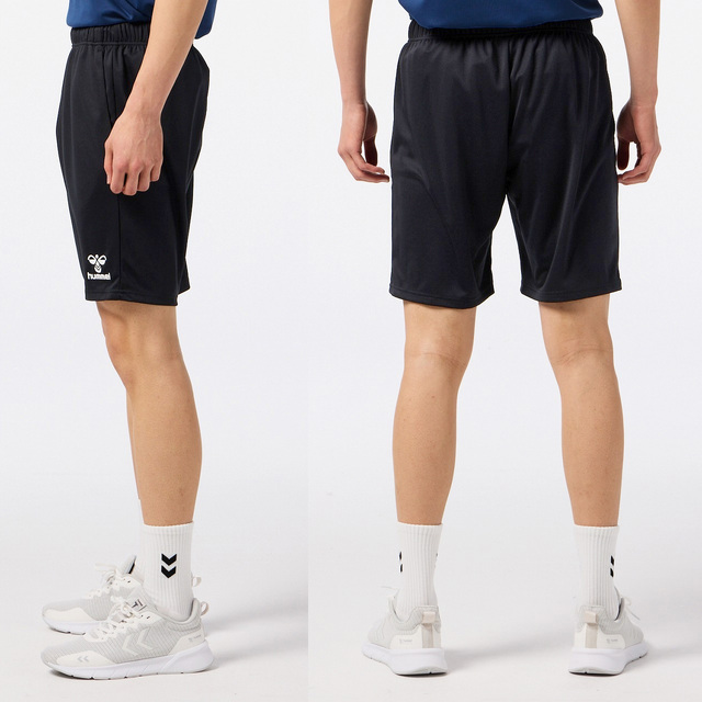 26SS】【ヒュンメル】HAP2151P ニットハーフパンツ（S～XO）□股下
