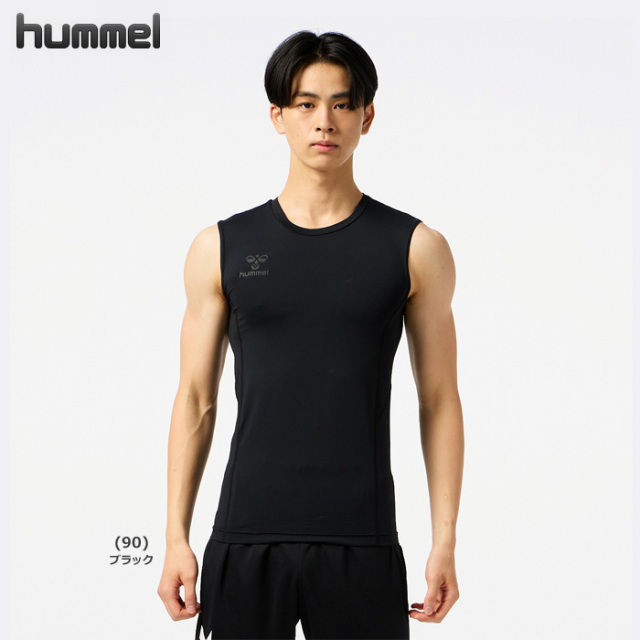 【26SS】【ヒュンメル】HAP5167N ぴたっとつめたノースリーブインナー【接触冷感】(S~XO)【クリックポストOK 送料220円】