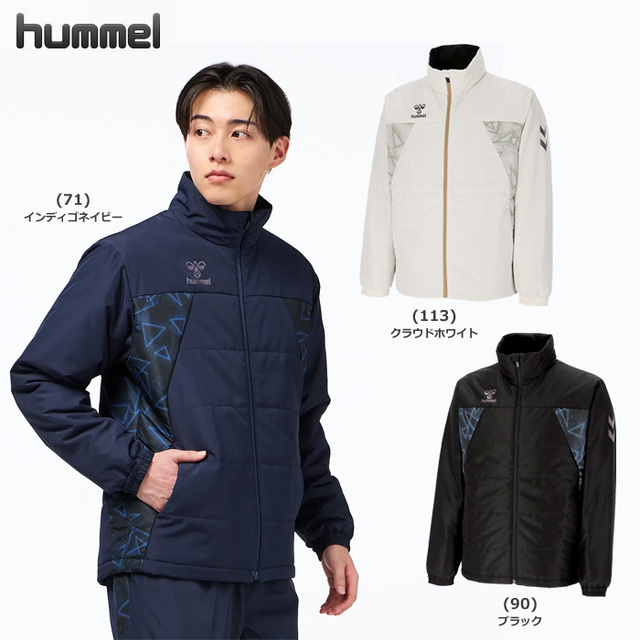 【26FW】【ヒュンメル】HAW2217 パデットサーモジャケット【光吸収発熱】【中綿】（M～O）