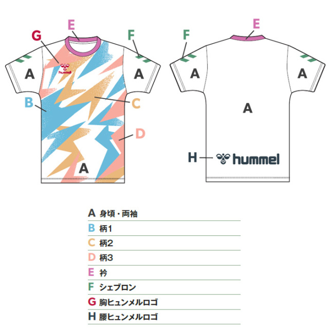 ヒュンメル】【ONLY HUMMEL】昇華半袖／長袖プリントTシャツ(ユニ