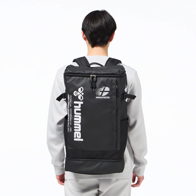 26FW】【ヒュンメル】HFB6165 BOX BACKPACK 40【約40L】