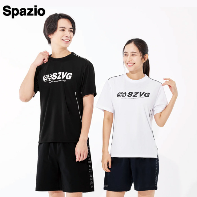 【25SS】【SPAZIO】VG0069 VGパイピングカットプラシャツ（S～O）【★１着までクリックポストOK　送料220円】