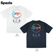 【26FW】【SPAZIO】GE1165 ネオンサークルプラシャツ（S～O）【★１着までクリックポストOK　送料220円】