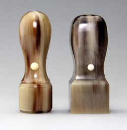 2本セット 牛角色（中） 18天丸・21角印　送料・代引手数料無料