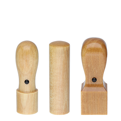印鑑の素材 楓  ３本セット