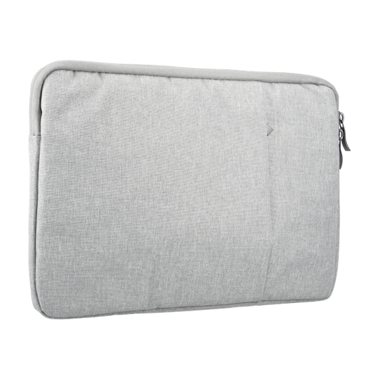 パソコン・タブレットケース グレー Sサイズ ナナメ