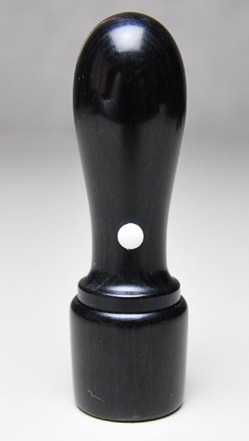 信玄（黒彩華） 会社銀行印 天丸さや16.5mm×60mm