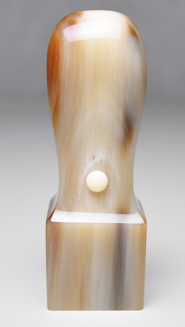 オランダ水牛 濃色（中卸） 会社角印 21.0mm×60mm