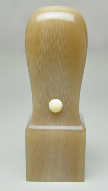 オランダ水牛 純白（白卸） 会社角印 21.0mm×60mm