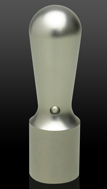 チタン（ブラスト）皮袋付き 会社実印 天丸さや18.0mm×60mm
