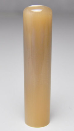 オランダ水牛 純白（白卸） 実印 13.5mm×60mm