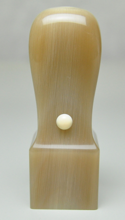 オランダ水牛 純白（白卸） 会社角印 21.0mm×60mm