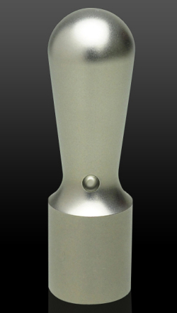 チタン（ブラスト）皮袋付き 会社実印 天丸さや18.0mm×60mm