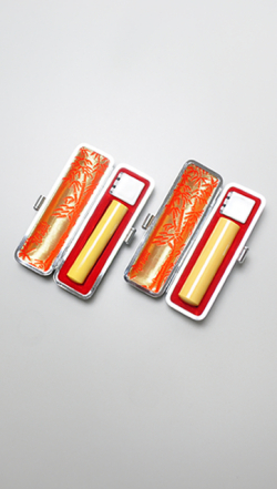 印鑑2本セット（A） 薩摩本柘