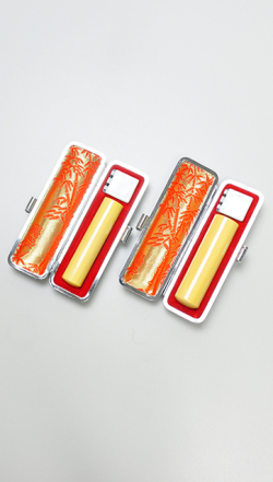 印鑑2本セット（B） 薩摩本柘