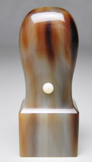 オランダ水牛 濃色（中卸） 会社角印 24.0mm×60mm