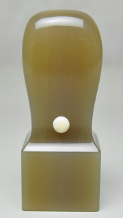 オランダ水牛 純白（白卸） 会社角印 24.0mm×60mm
