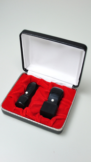 会社設立応援2点セット【D】 信玄（黒彩華） （角印21.0mm×60mm）
