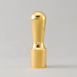 法人銀行印　ゴールドミラーチタン 天丸