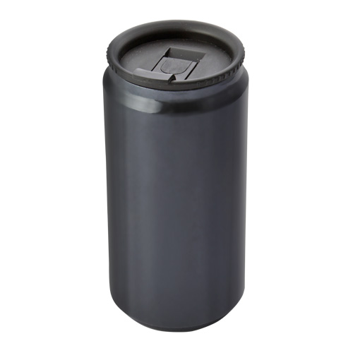 缶型ダブルウォールボトル(330ml)(黒)