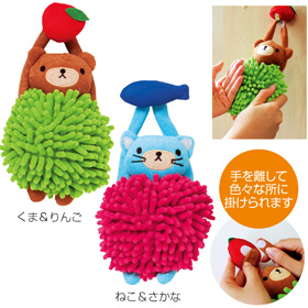 マイクロファイバーボールタオル（2種） 販促プレス