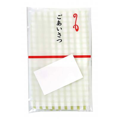 ごあいさつ用フキン１枚（名刺ポケット付）