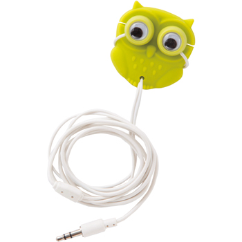 ケーブルキーパー付イヤホン ふくろう/ラビット/ヒゲ Pｉｘｉｅ ｅａｒｐｈｏｎｅ/Ｍｕｓｔａｃｈｅ ｅａｒｂｕｄｓ