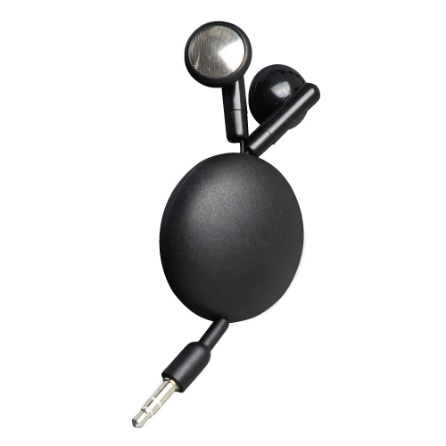 サークルフェイスイヤホン(黒)