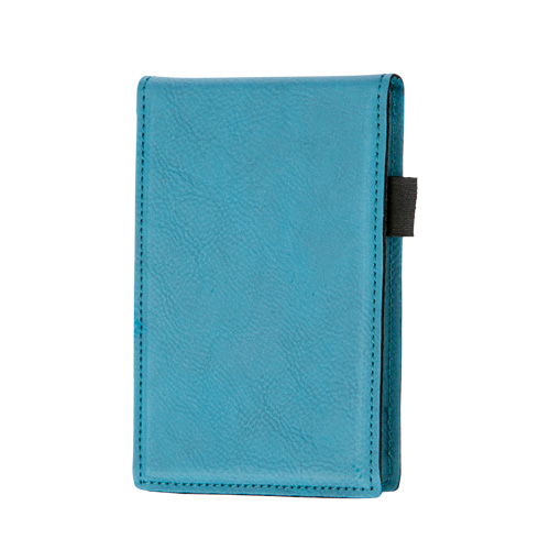 レザーメモパッド(ブルー)