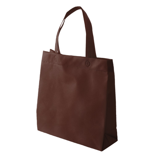 不織布マチ付きスクエアバッグ(チョコレート)