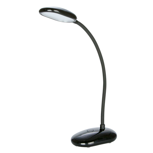 ポータブルLEDスタンドライト（丸型）(黒)